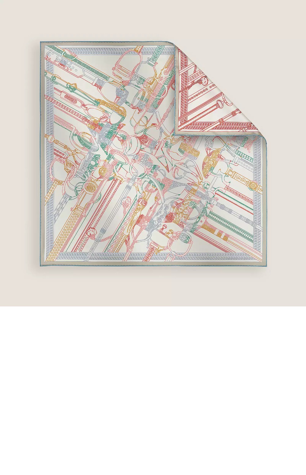 Concours d'Etriers wash 스카프 90 > 에르메스