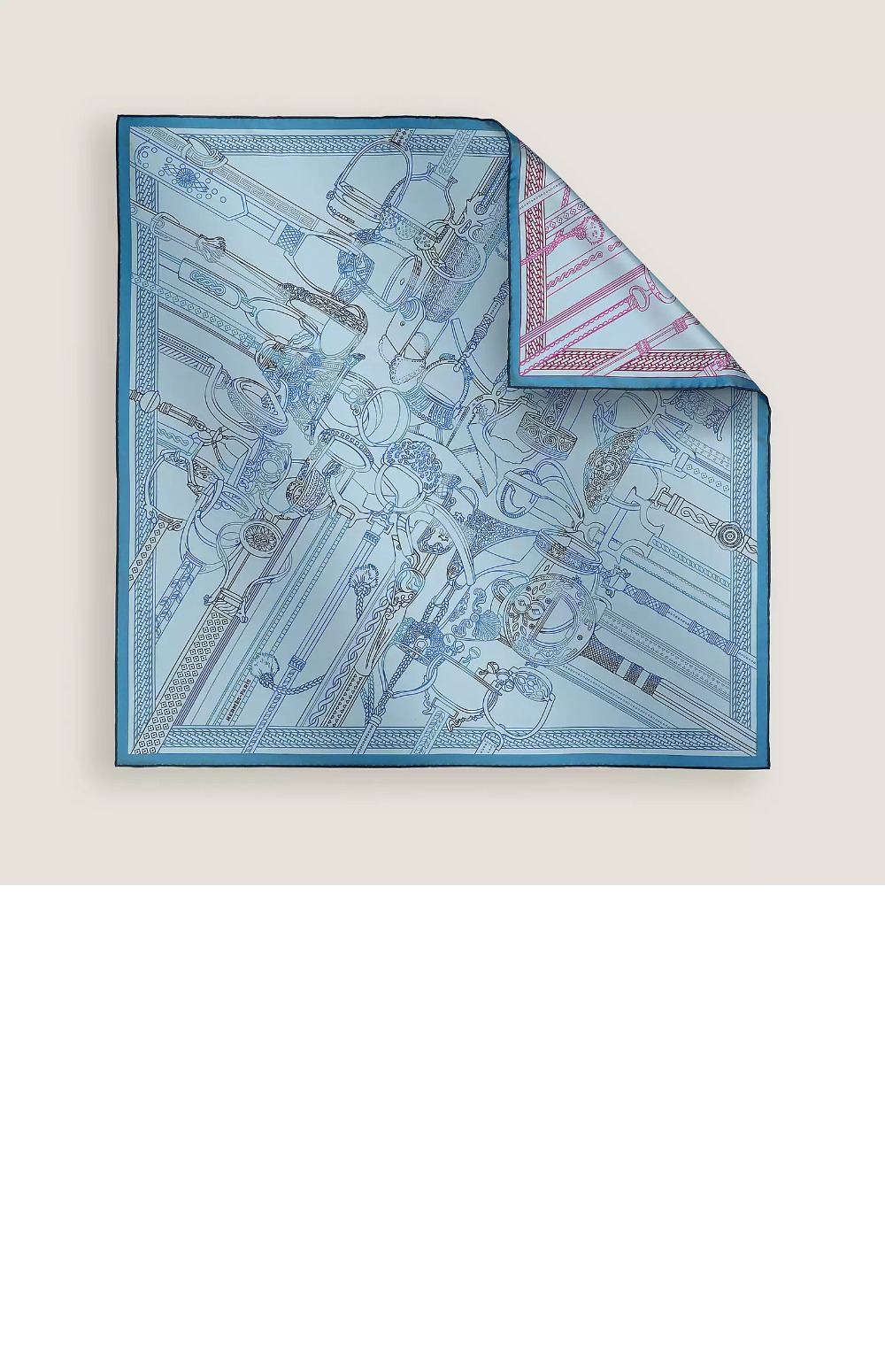 Concours d'Etriers wash 스카프 90 > 에르메스