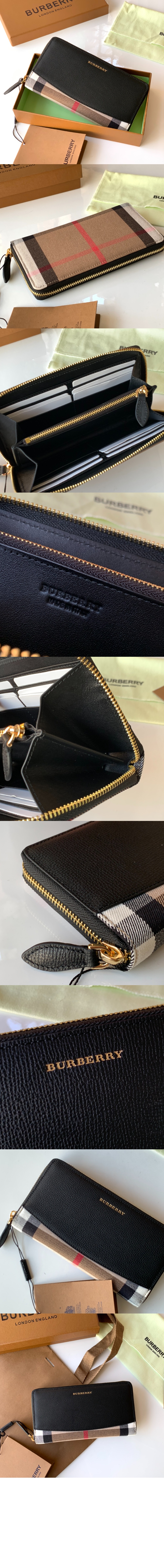 엘모어 하우스체크 장지갑 39753341 > Zipper Long Wallet - 지퍼 장지갑