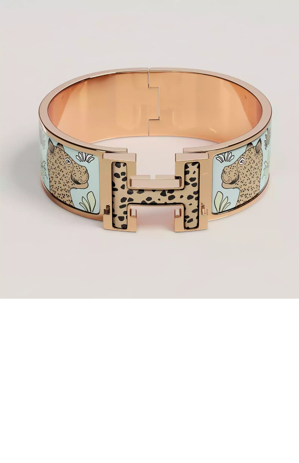 Clic Clac H Les Leopards 팔찌 > 에르메스