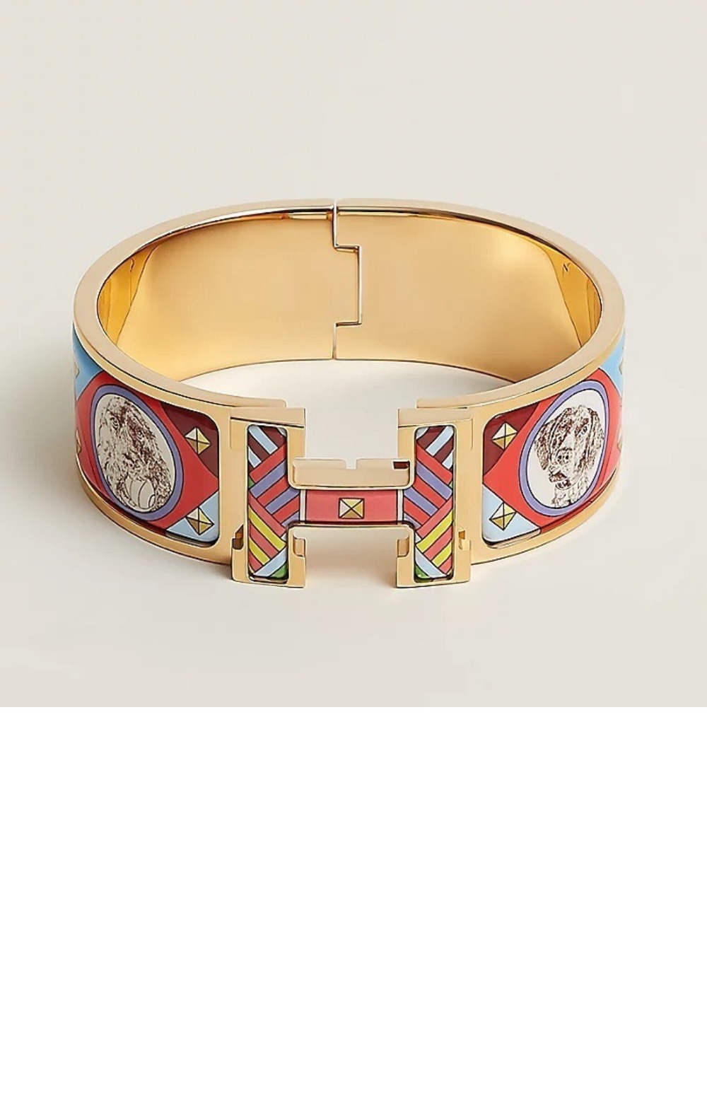 Clic Clac H Colliers et Chiens 팔찌 > 에르메스