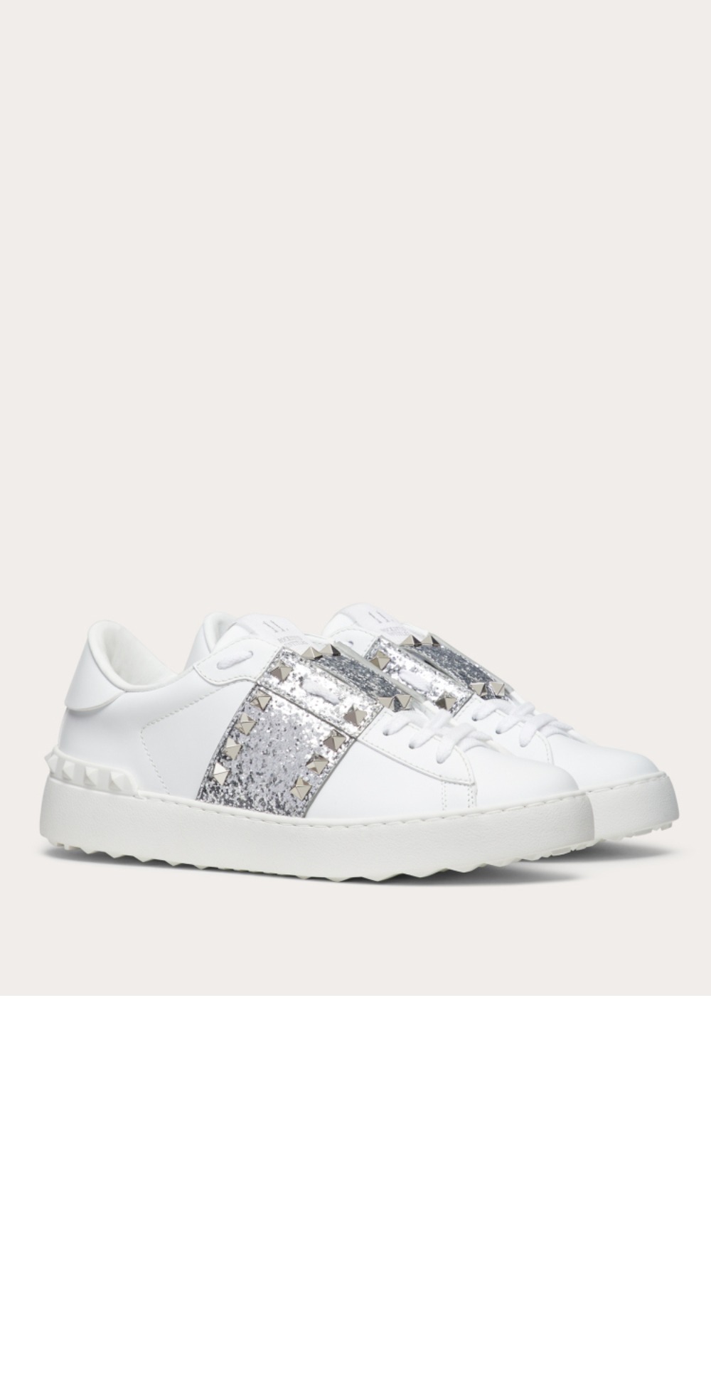 가라바니 락스터드 언타이틀드 송아지 가죽 스니커즈 UW2S0A > Rockstud - 락스터드