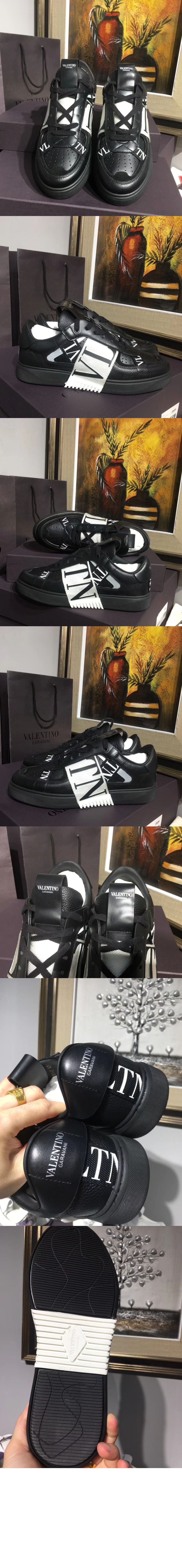 VLTN 로우탑 카프스킨 스니커즈 VY2S0C > VLTN - VLTN