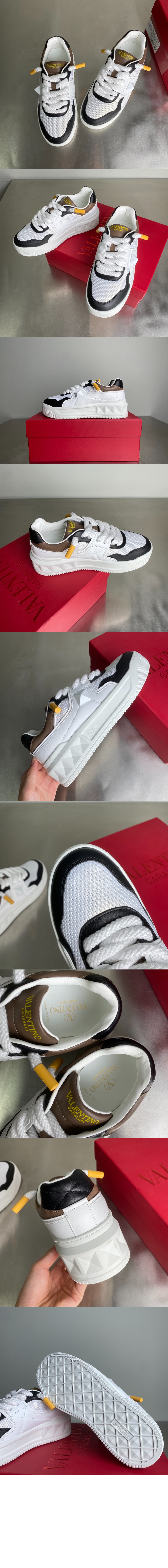 퍼포레이티드 나파 가죽 로우탑 원 스터드 XL 스니커즈 > One Stud - 원 스터드