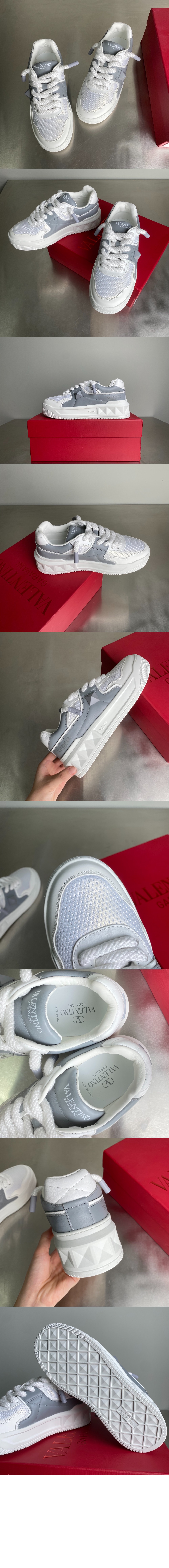 퍼포레이티드 나파 가죽 로우탑 원 스터드 XL 스니커즈 > One Stud - 원 스터드