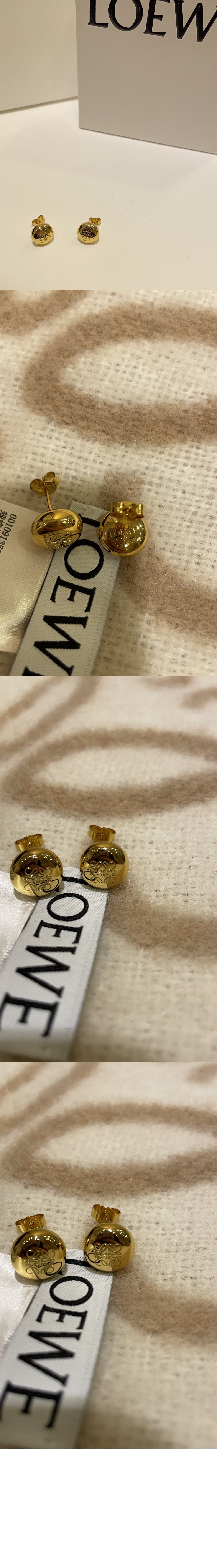 애너그램 페블 스터드 이어링 > 로에베