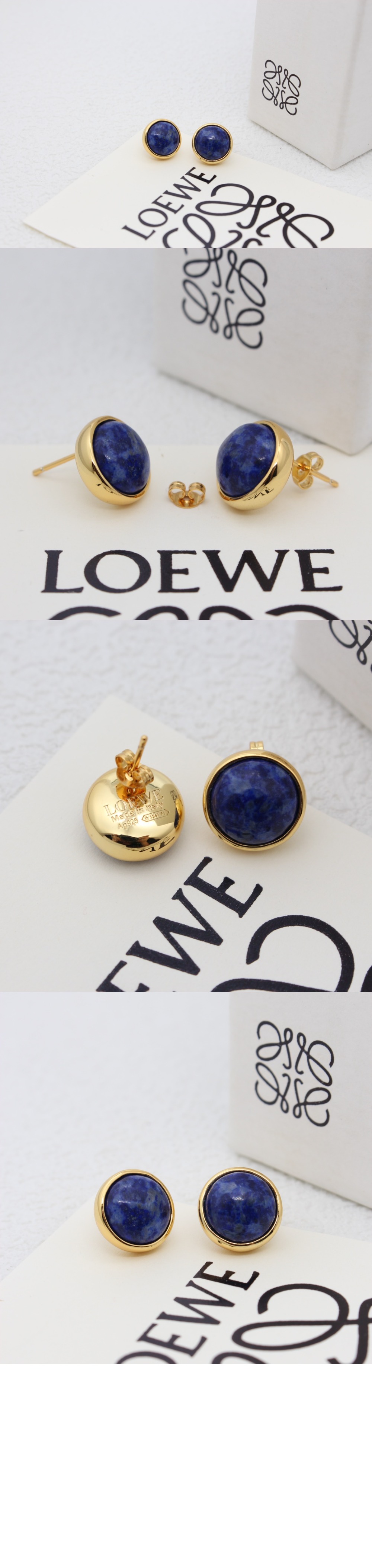 애너그램 페블 스터드 이어링 > 로에베