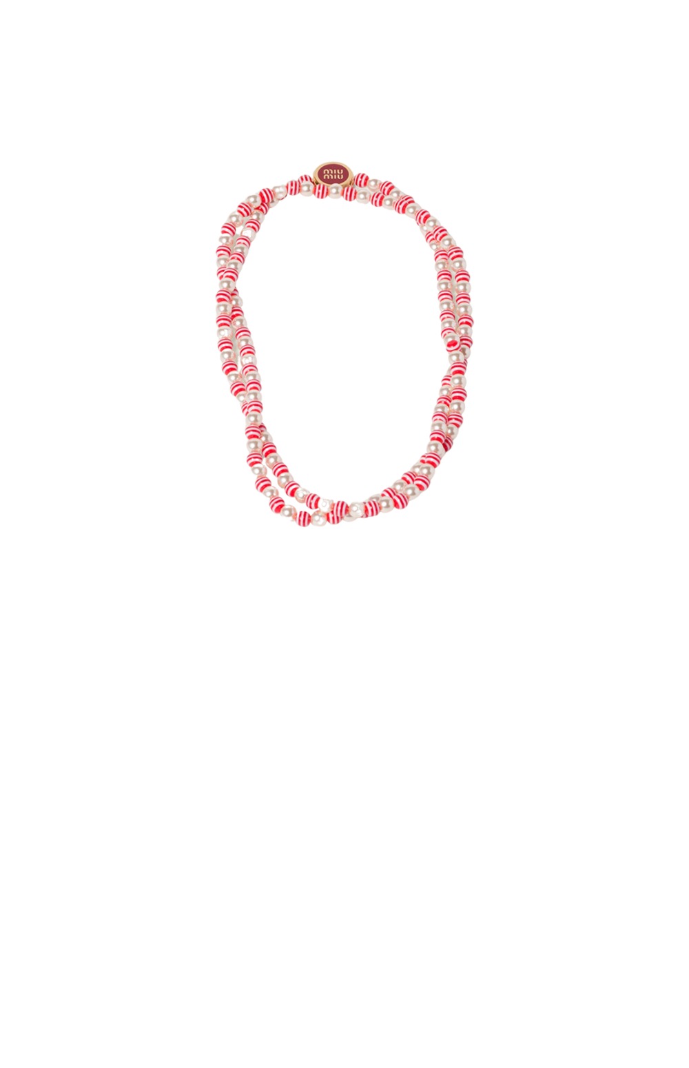 메탈 앤 아티피셜 펄 네클리스 5IC098 > 미우미우