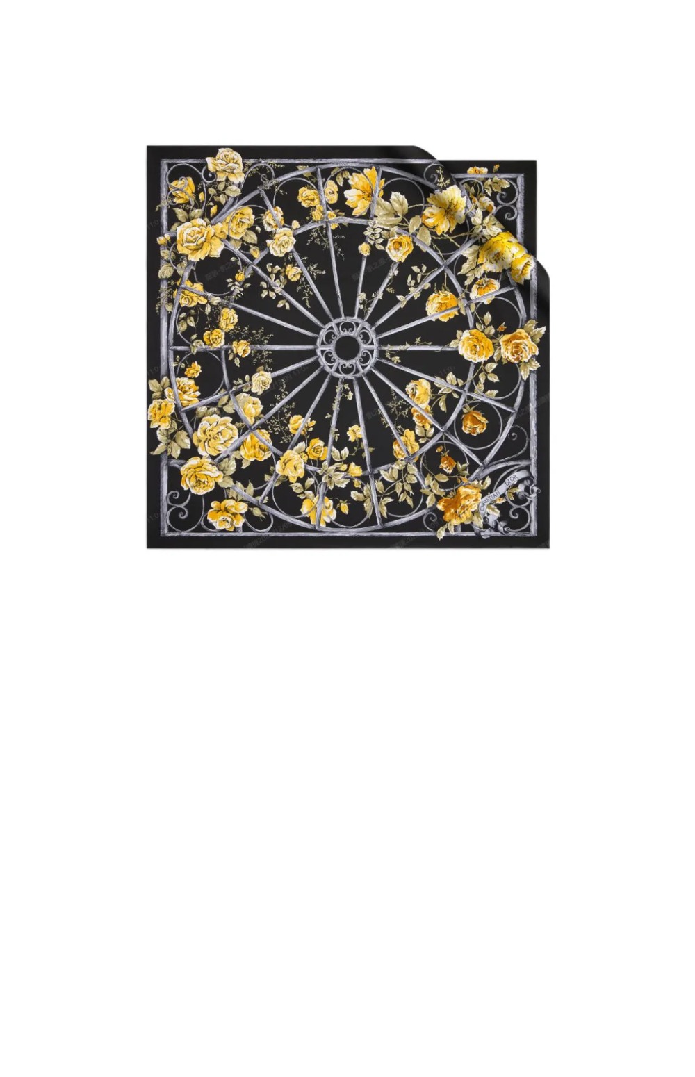 식물 화훼  90 스퀘어 스카프 31GRA > 디올