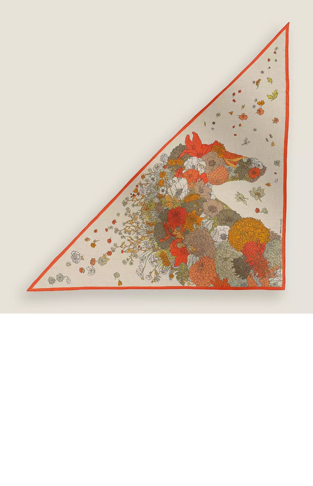 Gentle Floral Cloak 자이언트 트라이앵글 > 에르메스