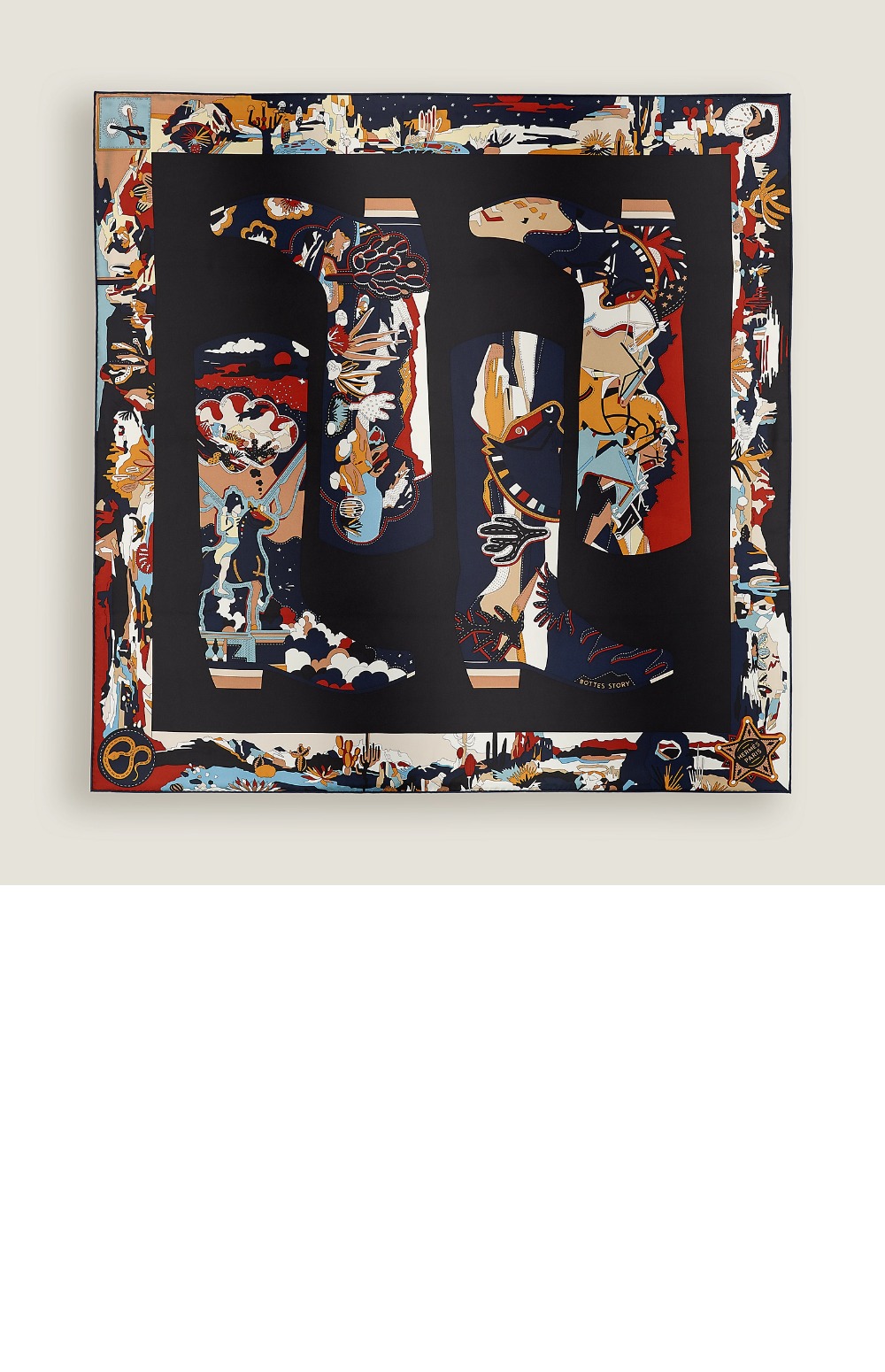 Bottes Story 스카프 90 > 에르메스