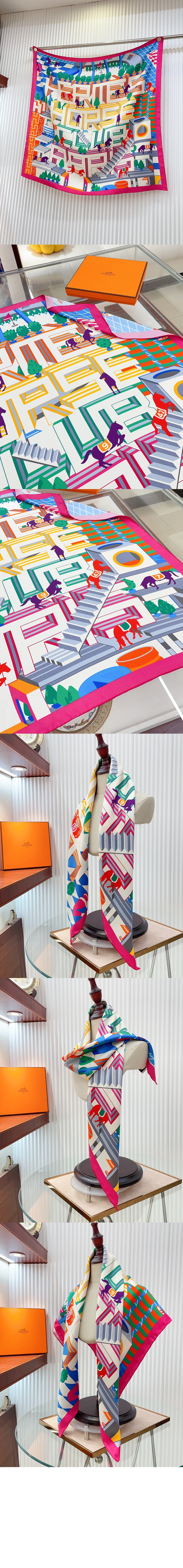 Horse Club Detail  스카프 90 > 에르메스