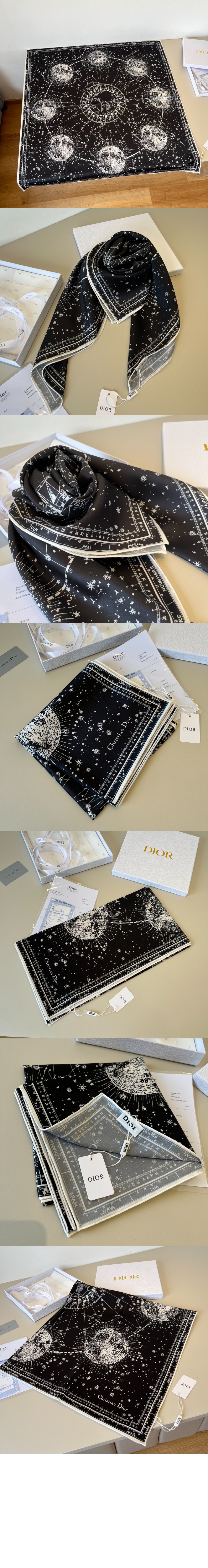 90 스퀘어 스카프  42LUN > 디올