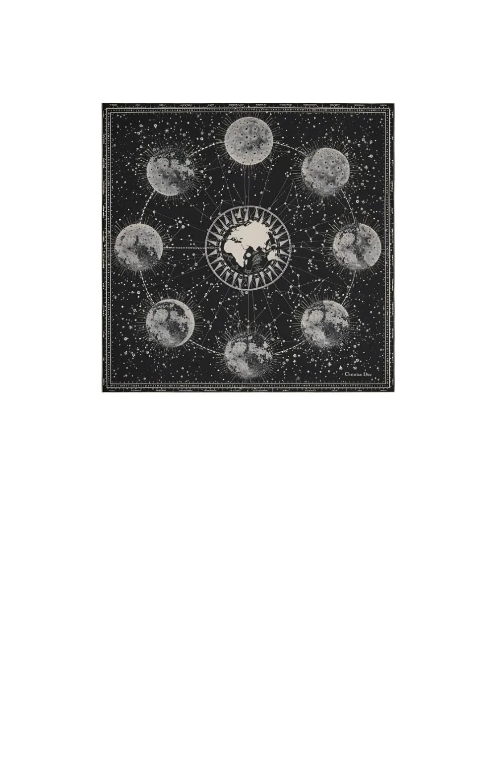 90 스퀘어 스카프  42LUN > 디올