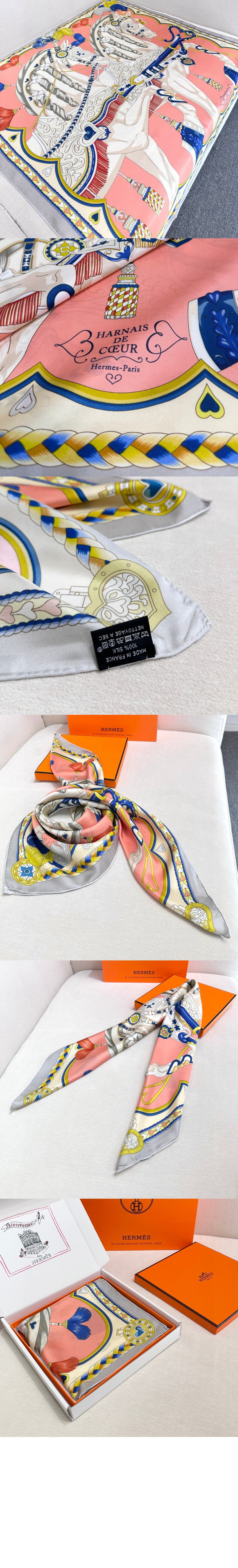 Harnais de Coeur 스카프 90 > 에르메스