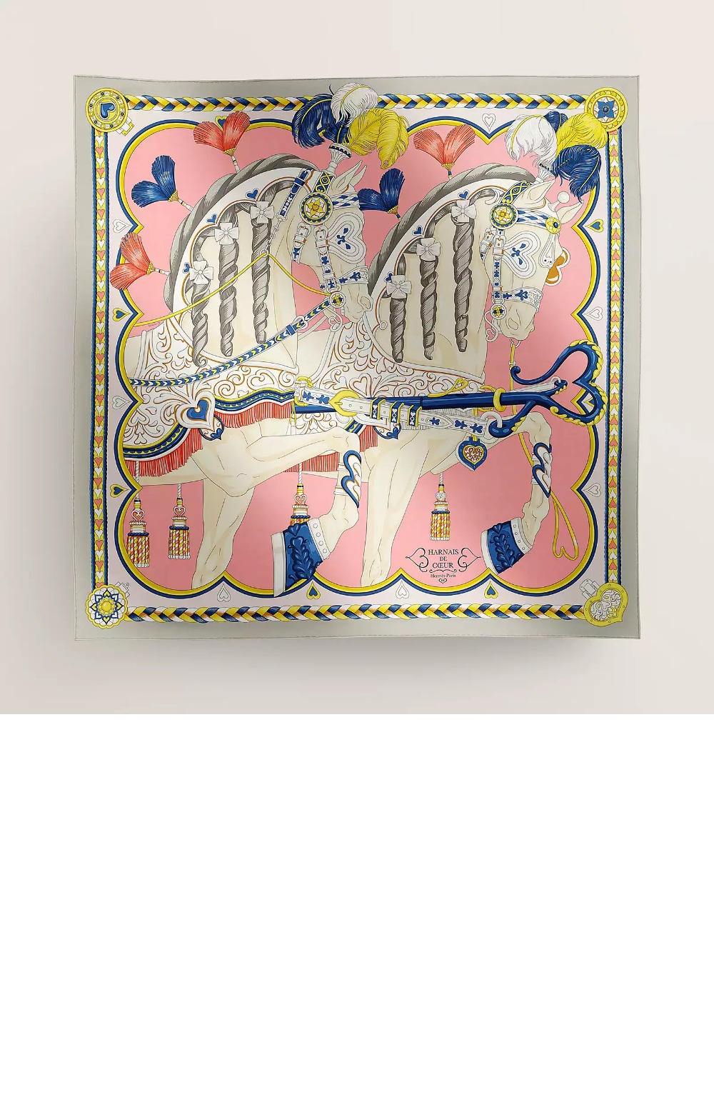 Harnais de Coeur 스카프 90 > 에르메스