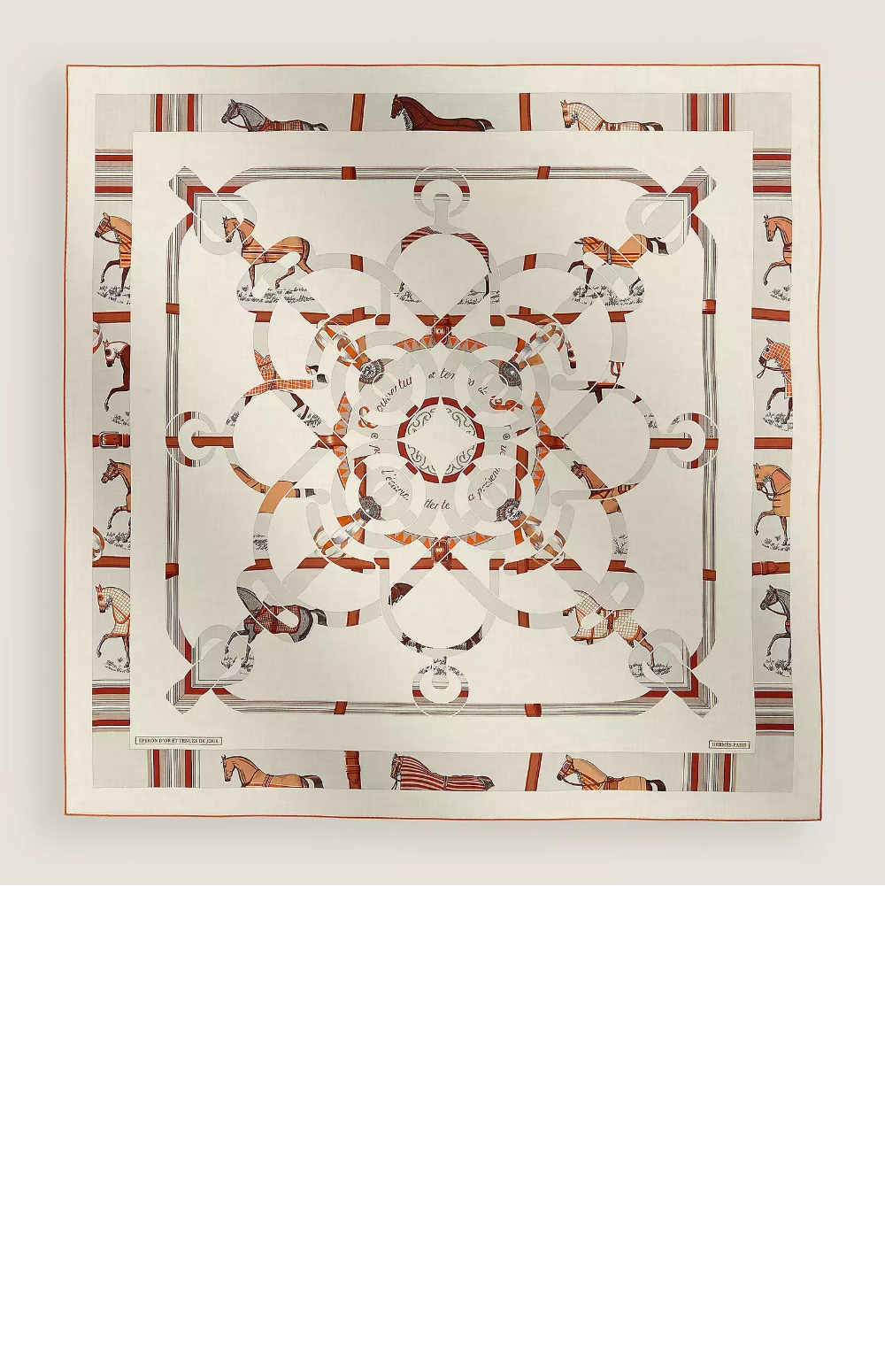 Eperon d'Or et Tenues de Jour 숄 140 > 에르메스