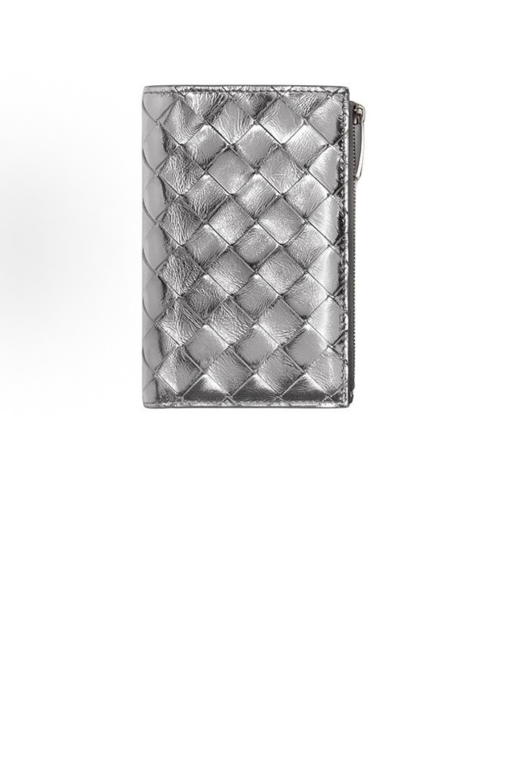 미디엄 인트레치아토 폴더형 지퍼 지갑 667468 > Intrecciato Card Case - 인트레치아토 카드지갑