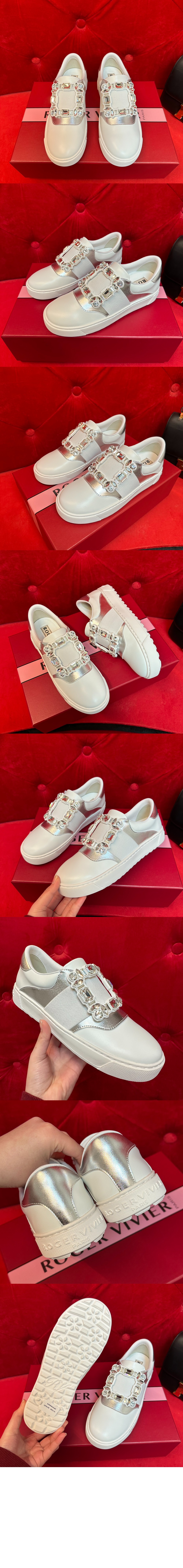 베리 비비에 다이아몬드 버클 가죽 스니커즈 6873 > Very Vivier - 베리 비비에