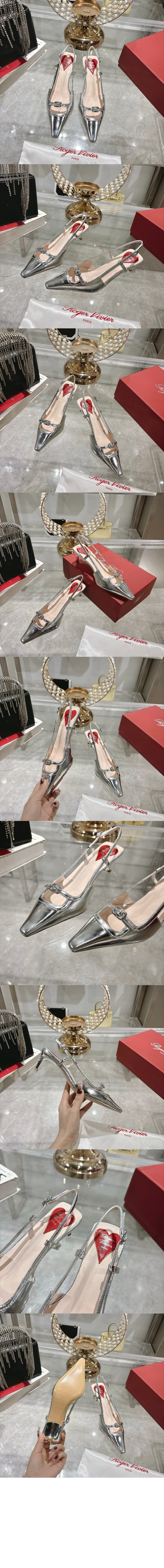 비브 카나드 가죽 슬링백 펌프스 7223 > Viv Canard - 비브 카나드