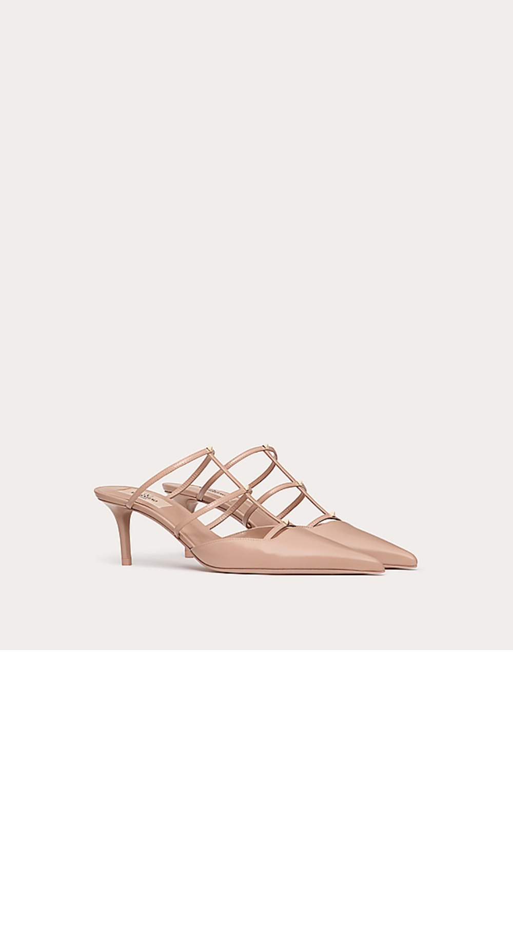 락스터드 위스피 카프스킨 뮬 4W0S0J > Rockstud - 락스터드