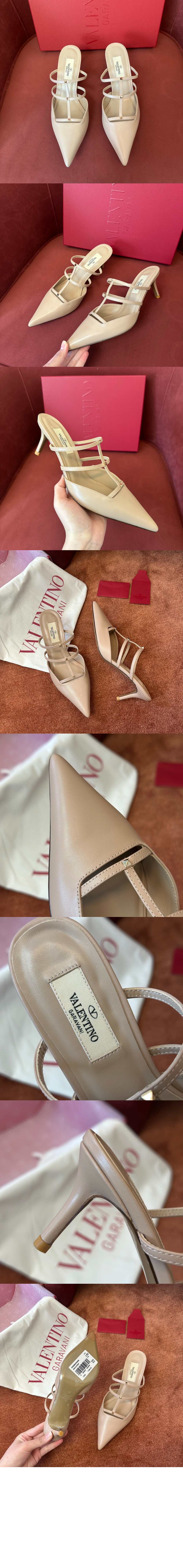 락스터드 위스피 카프스킨 뮬 4W0S0J > Rockstud - 락스터드