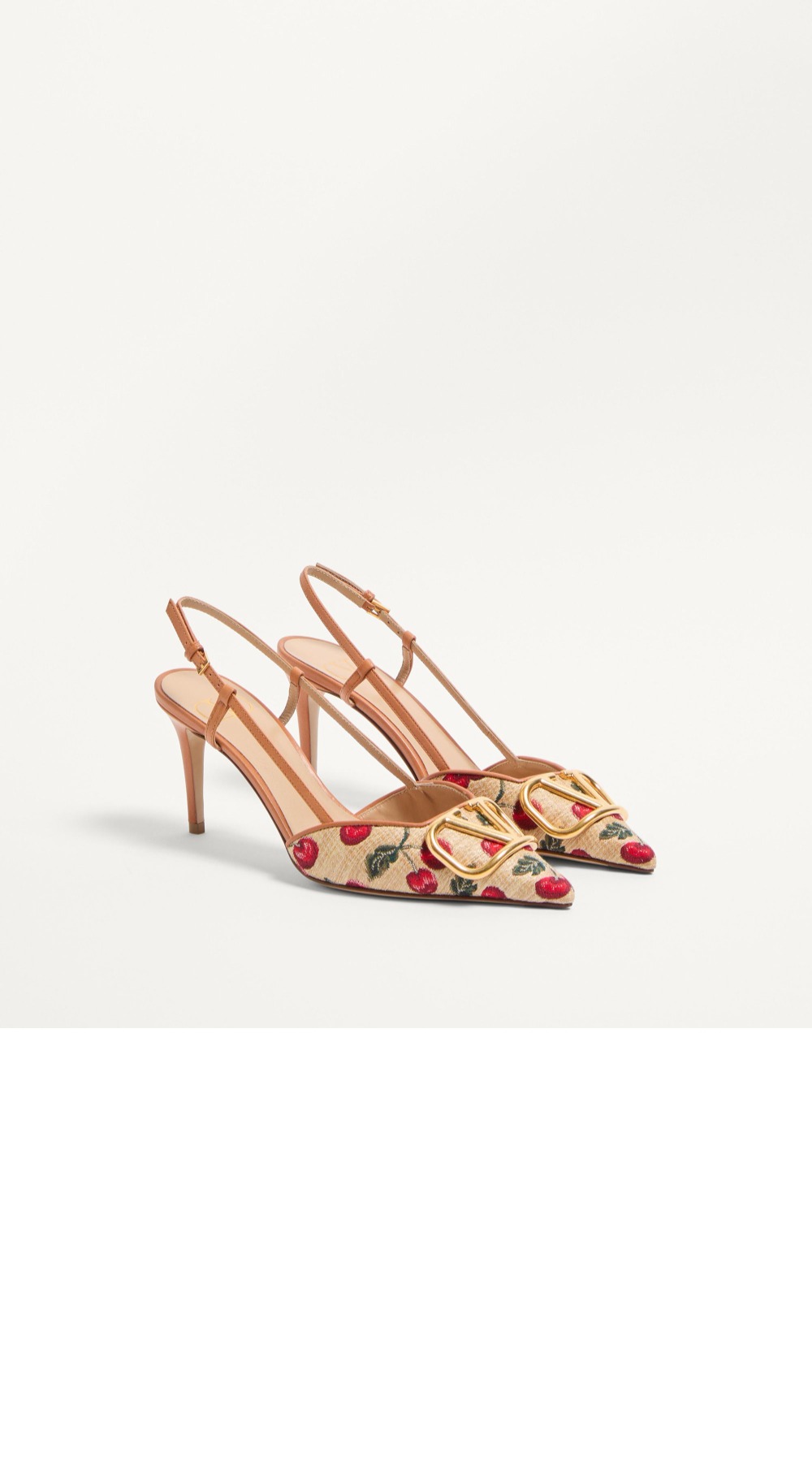 브이로고 시그니처 체리픽 패턴 슬링백 펌프스 WS0R01 > Vlogo - 브이로고