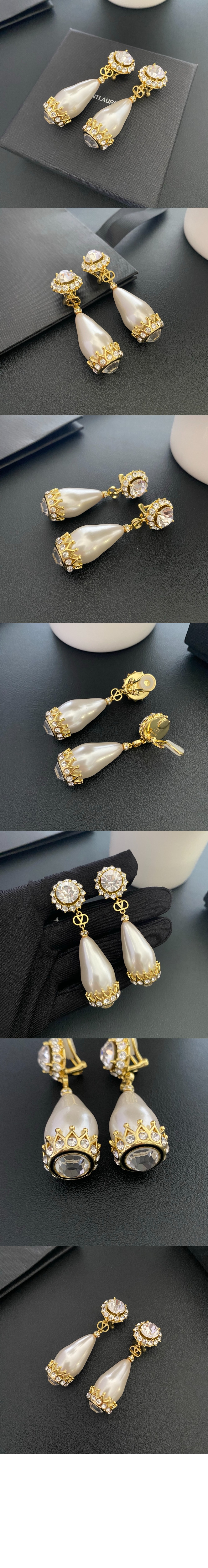 크리스털 이어링 > 발렌티노