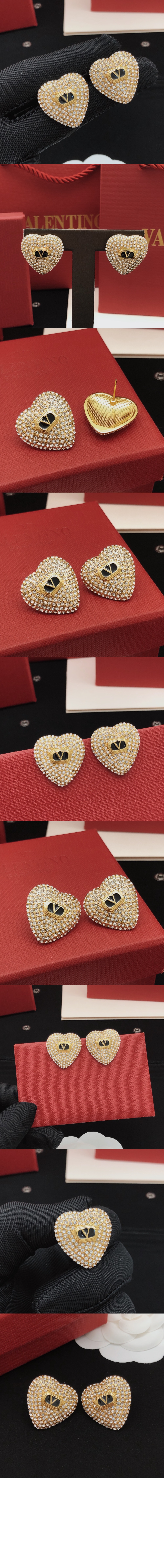크리스털 이어링 > 발렌티노