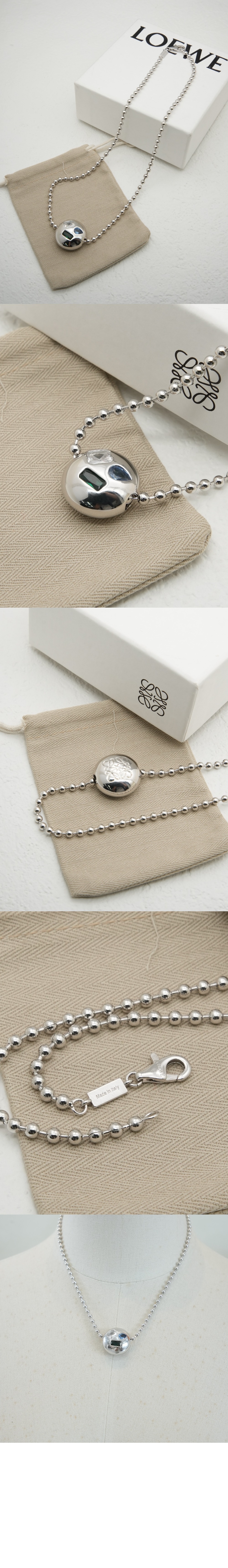 애너그램 페블 목걸이 > 로에베