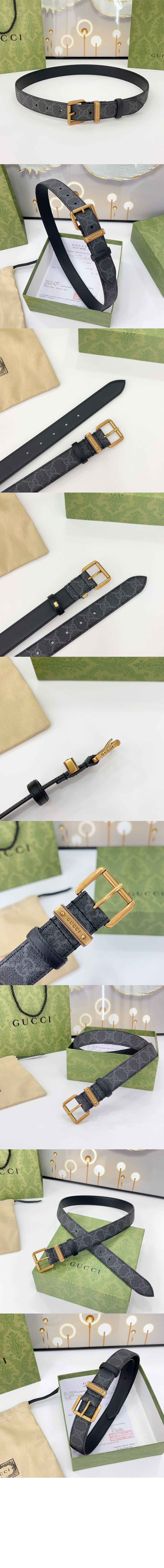 GG 엠블렘 벨트 822150 > 구찌