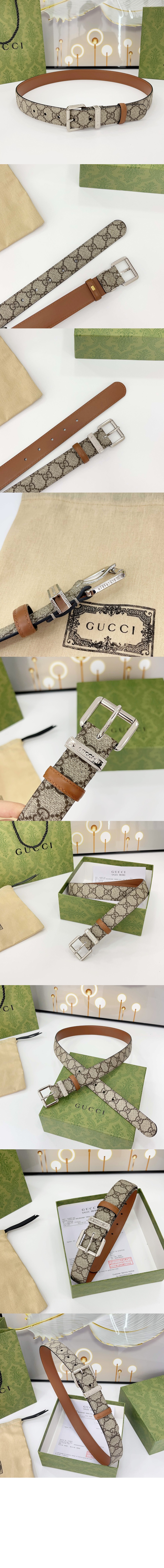 GG 엠블렘 벨트 822150 > 구찌