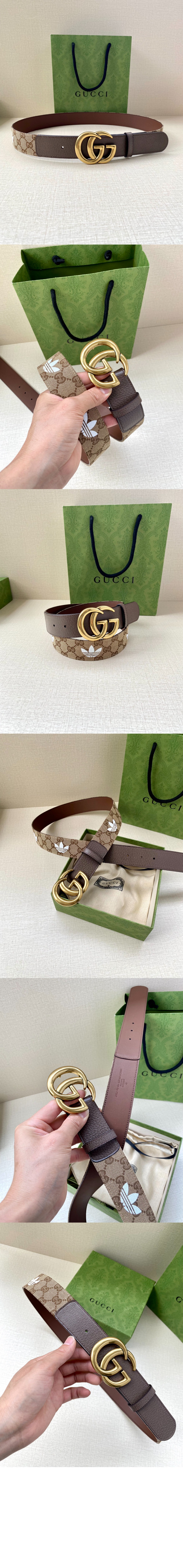 GG 와이드 벨트 400593 > 구찌