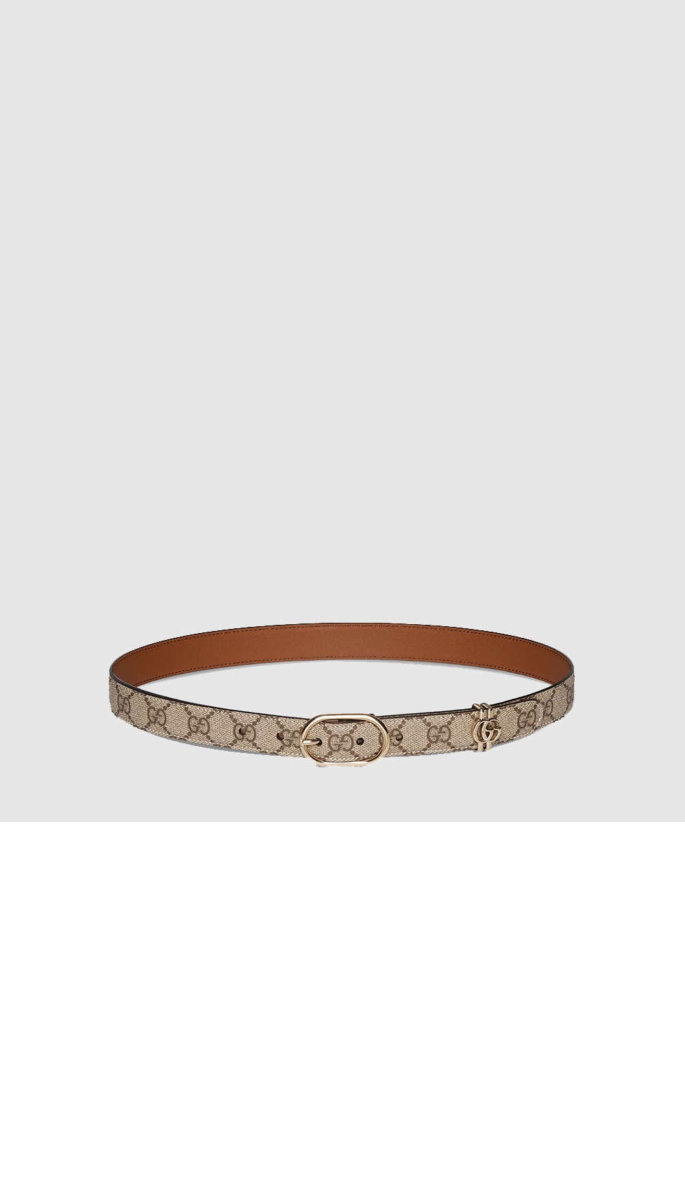 타원형 버클 GG 벨트 813004 > 구찌