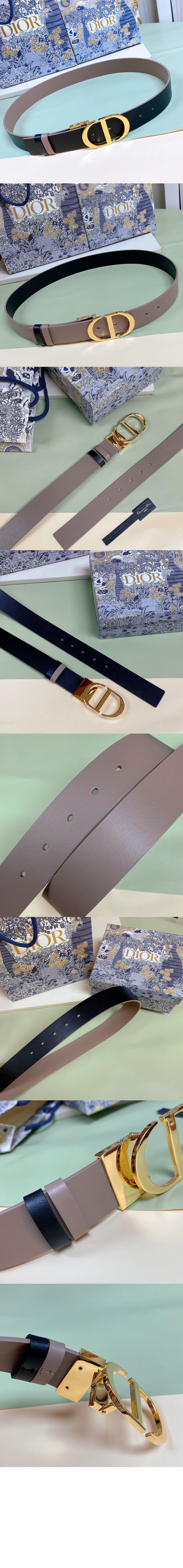 30 Montaigne 리버서블 벨트 B0447 > 디올