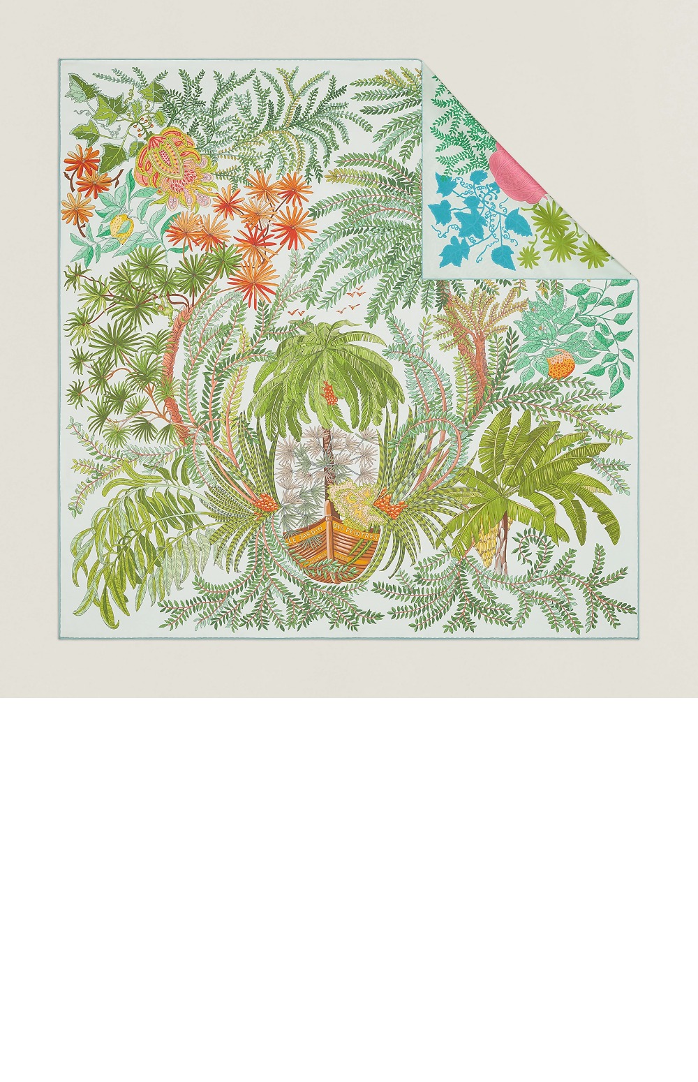 Le Jardin des Peintres 더블 페이스 스카프 90 > 에르메스