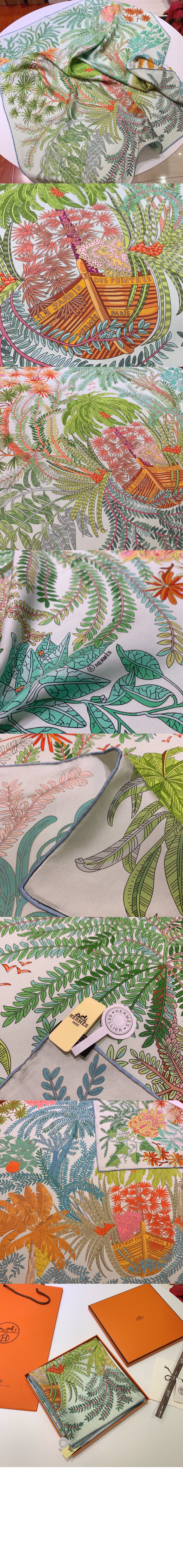 Le Jardin des Peintres 더블 페이스 스카프 90 > 에르메스