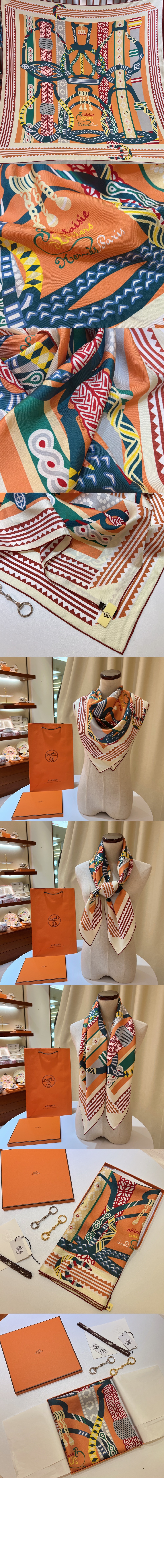 Fantaisie d'Etriers 스카프 90 > 에르메스