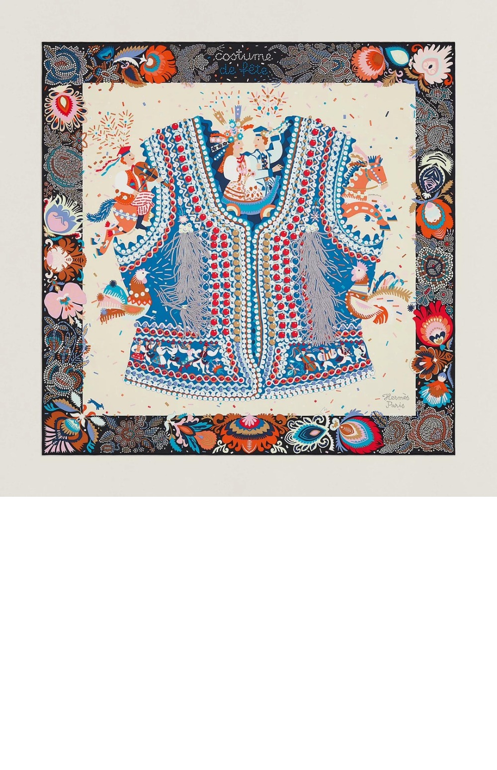 Costume de Fete 스카프  90 > 에르메스