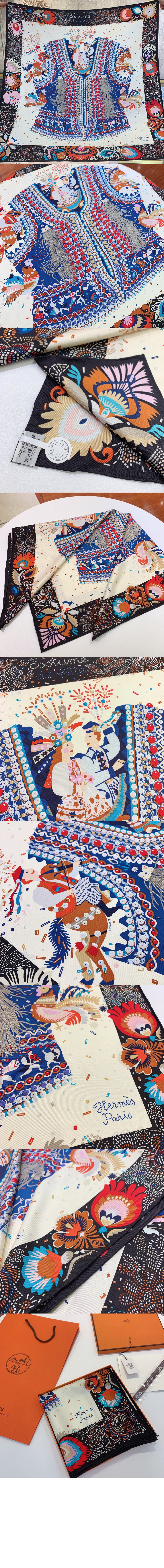 Costume de Fete 스카프  90 > 에르메스