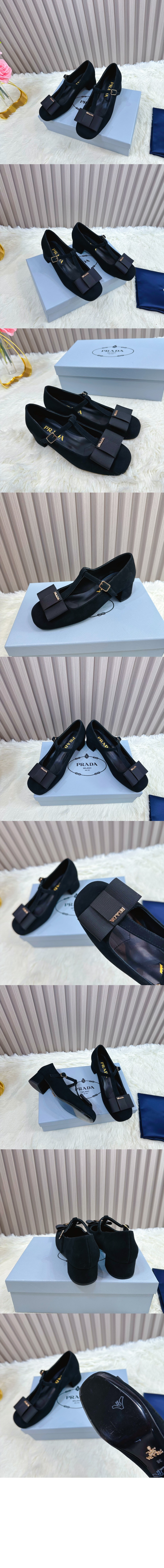 메리제인 벨벳 펌프스 1I818N > Micro Heels - 마이크로 힐