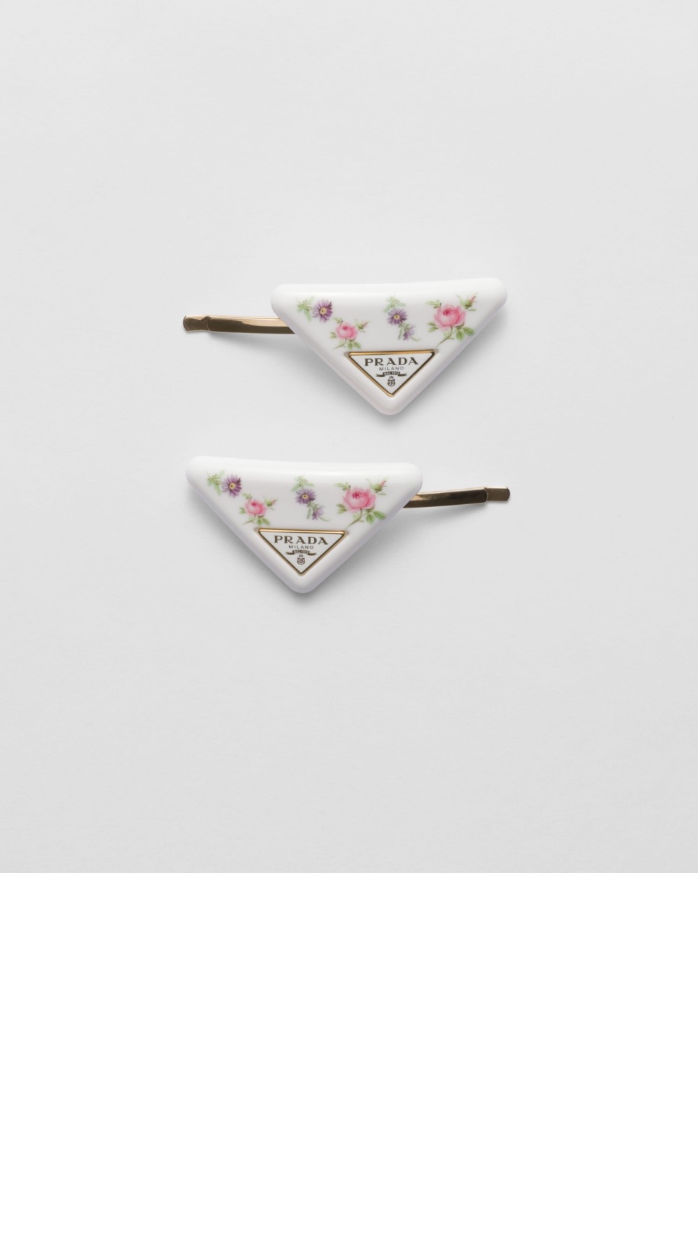 플렉시글라스 및 메탈 헤어 바렛 1IF198 > 프라다