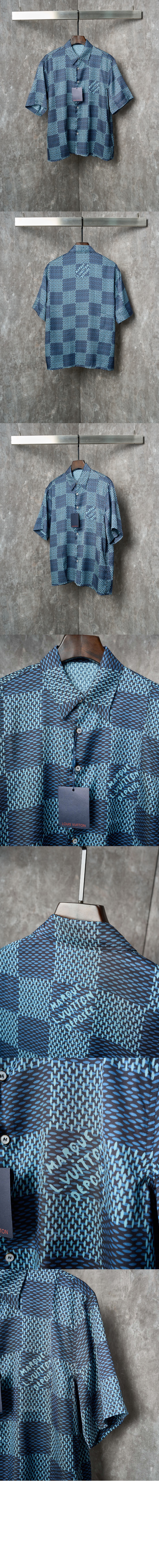 다미에 반팔 실크 셔츠 > Etc - 기타제품