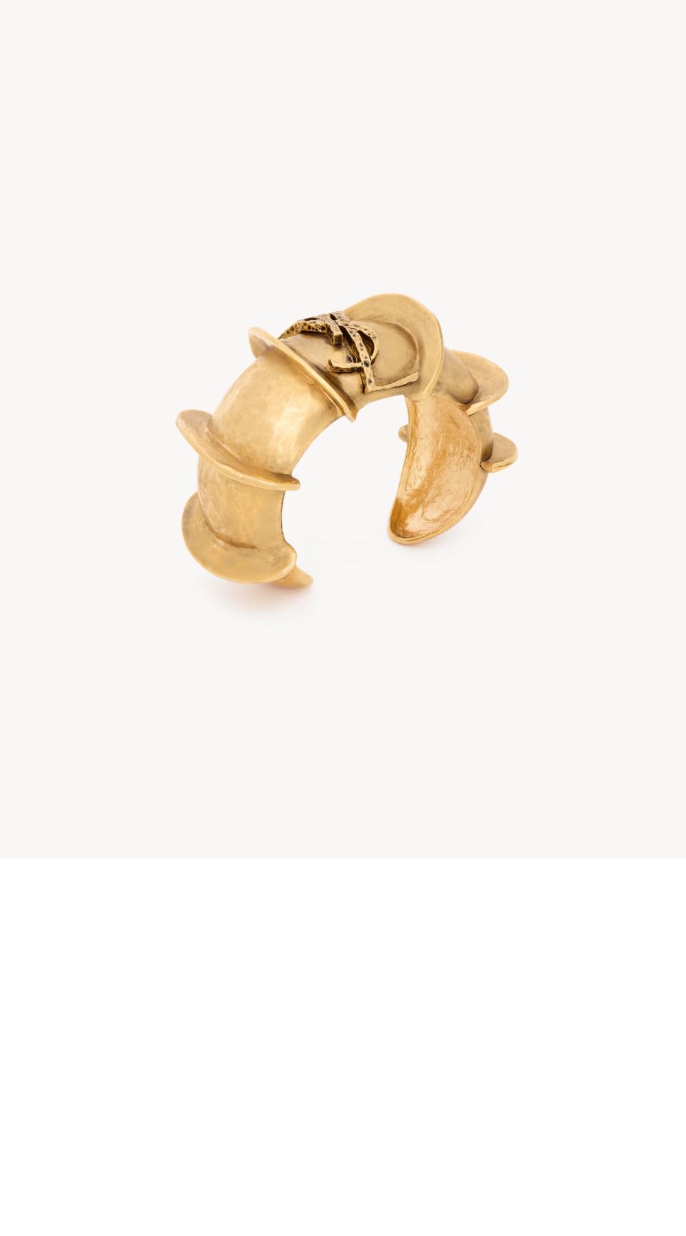 메탈 소재 CASSANDRE 캐터필러 커프  830319 > 생로랑