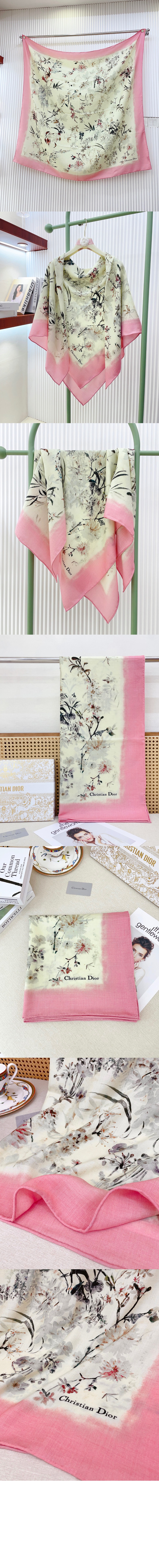 Millefiori 90 스퀘어 스카프 54MIJ > 디올