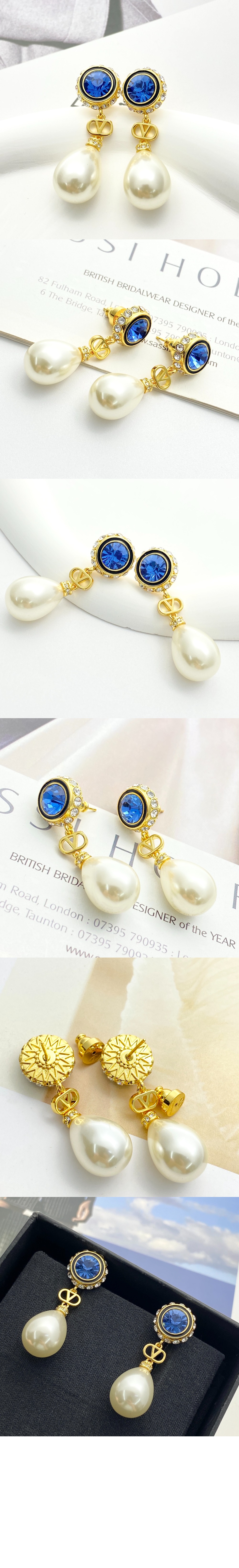 크리스털 이어링 > 발렌티노