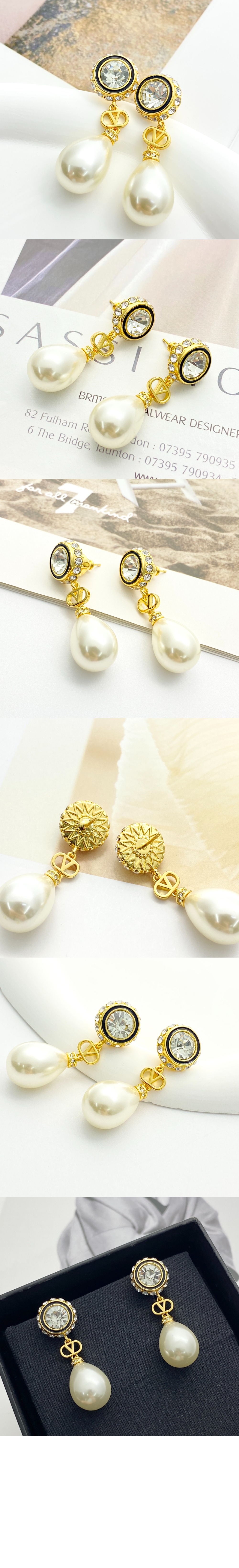 크리스털 이어링 > 발렌티노