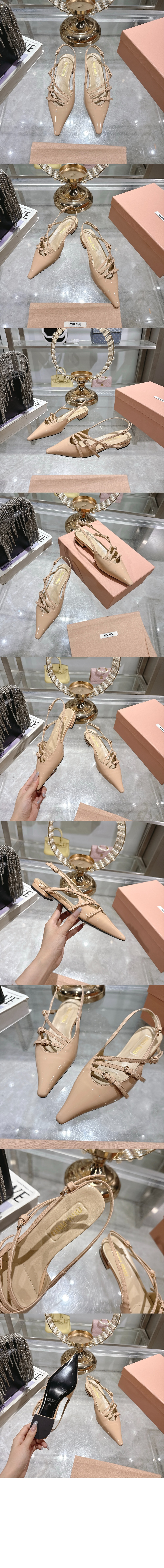 가죽 슬링백 발레리나 5F476E > Ballet - 발레