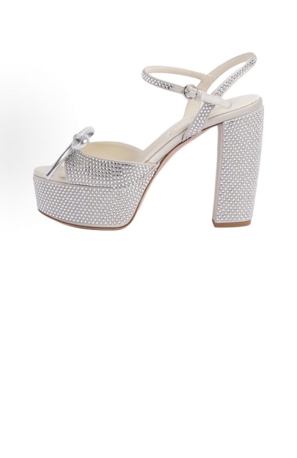 크리스털 장식 플랫폼 샌들 5XP908 > Pumps - 펌프스