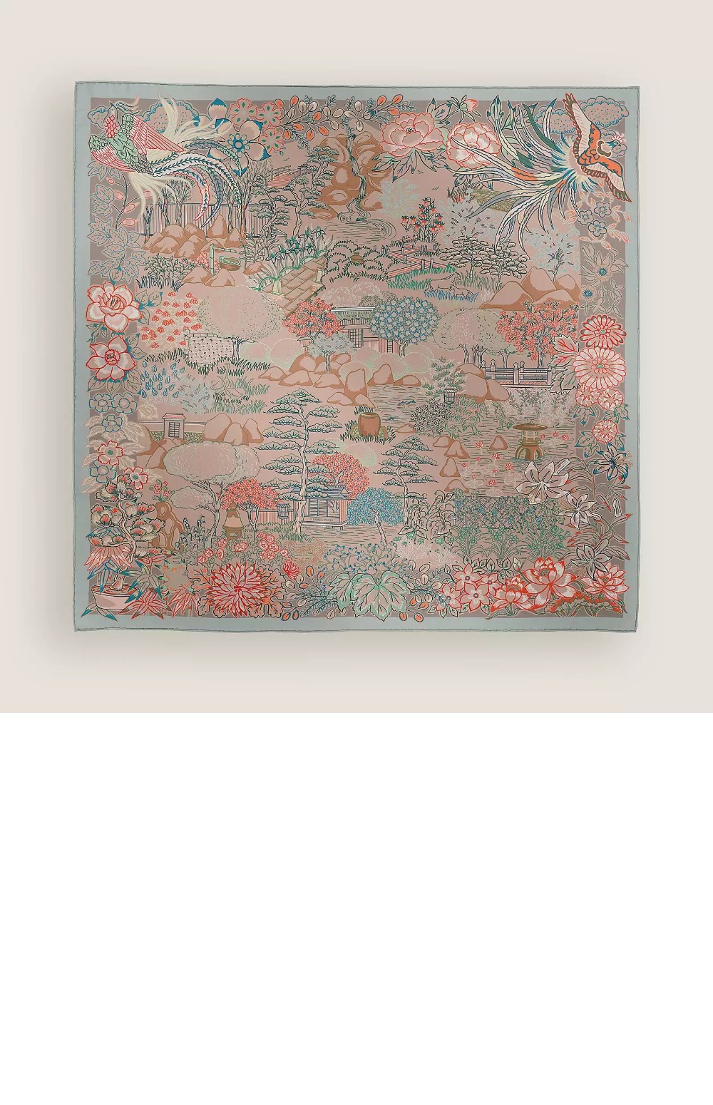 Mille Feuilles de Soie 더블 페이스 스카프 90 > 에르메스